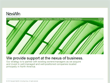 Tablet Screenshot of newwinconsulting.com